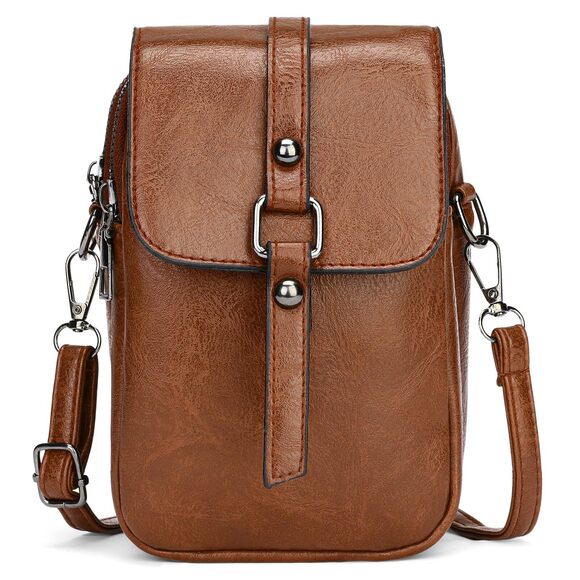 Handbags - 2196 Small Crossbody Bags Leather Phone Purses Shoulder Purse and Handbag